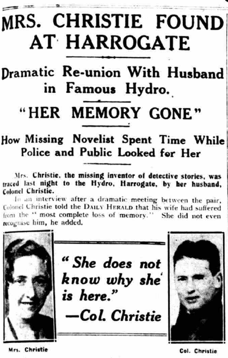 Agatha Christie Missing!